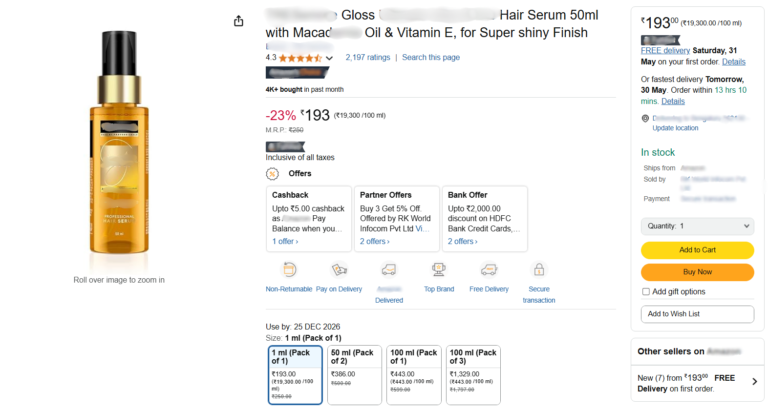 Amazon Demo Snapshot
